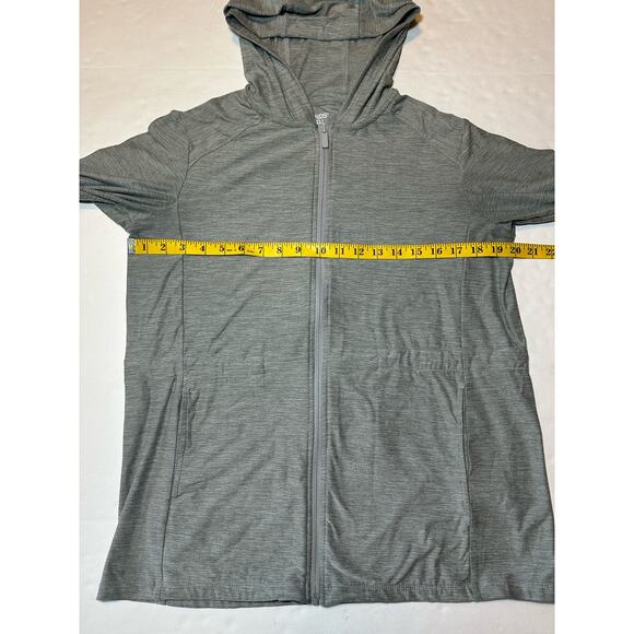 Lands End Women's Size Small Soft Performance Full Zip Hoodie Pockets Stretch - Picture 5 of 8